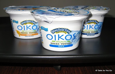 Oikos Greek Yogurt by Stonyfield Farm - Photo by Taste As You Go