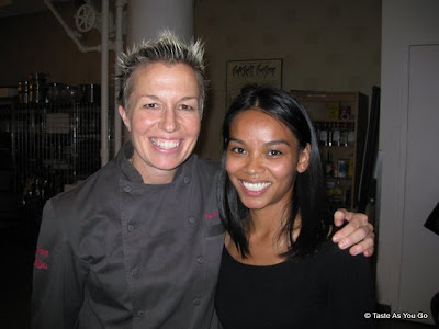 With Chef Elizabeth Falkner at ICE - Photo by Taste As You Go