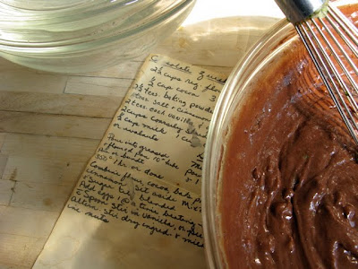 Recipe for Chocolate Zucchini Cake - Photo Courtesy of Renee Fontes