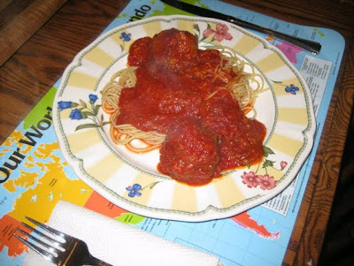 Healthiest Spaghetti and Meatball Dinner Ever - Photo Courtesy of Melissa Schenker from Nutrition by the Numbers