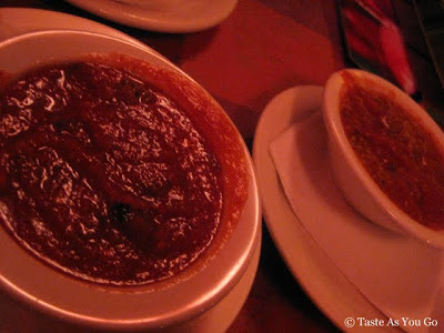 Two Types of Salsa at Vivo in Austin, TX - Photo by Taste As You Go