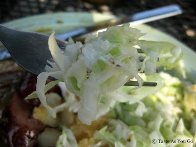 Coleslaw at The Salt Lick in Austin, TX - Photo by Taste As You Go
