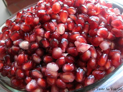 Pomegranate Arils - Photo by Taste As You Go