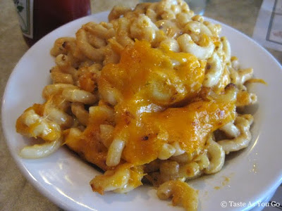Side of Macaroni and Cheese at Virgil's Real Barbecue in New York, NY - Photo by Taste As You Go