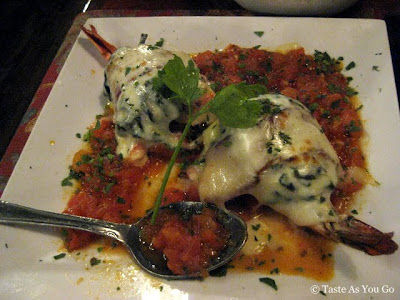 Stuffed Shrimp Portofino at The Waterfront Crabhouse in Long Island City, NY - Photo by Taste As You Go