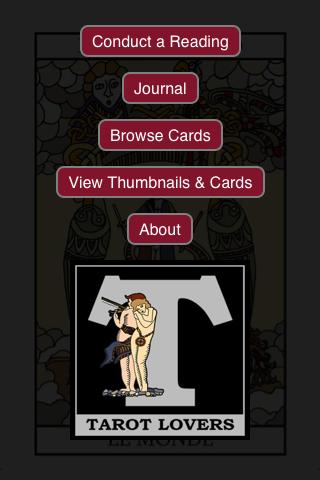 Android application Tarot Lovers screenshort