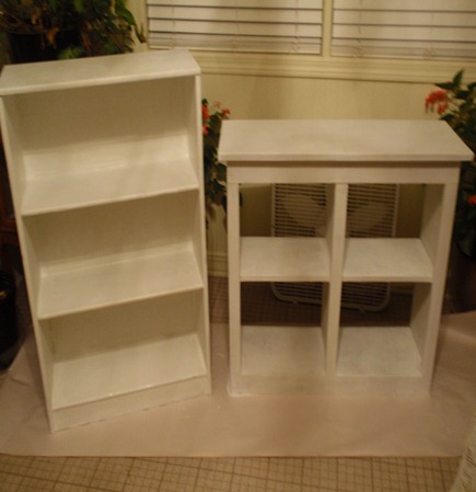primed shelves