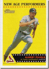 2003 Topps Heritage New Age Pujols