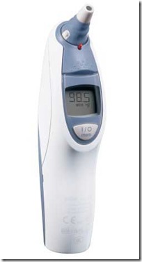 how do you use a braun ear thermometer