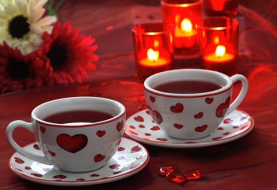 Valentine tea for two