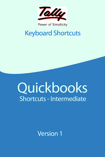 Tally Quick Books Shortcuts