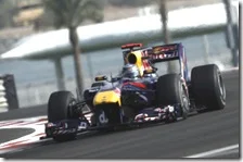 Vettel nelle qualifiche del gran premio di Abu Dhabi 2010