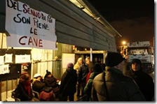 La protesta anti discarica a Chiaiano