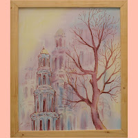 Картины Лианы Серёгиной. Холодный батик. 