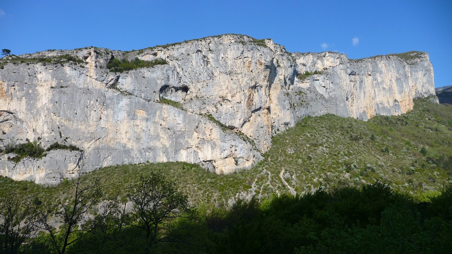 topo Escalade, Grimpe, Omblèze, Vercors falaise d'anse
