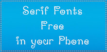 Serif Fonts Free by Fancy Font For U APK