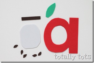 a is for apple craft