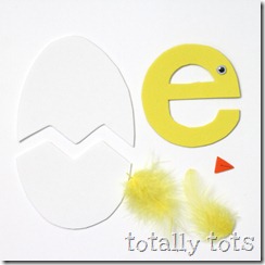 e is for egg craft