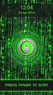 FingerPrint Security LockTheme - screenshot thumbnail