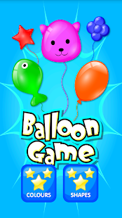 Kids Color Shape Balloon Game