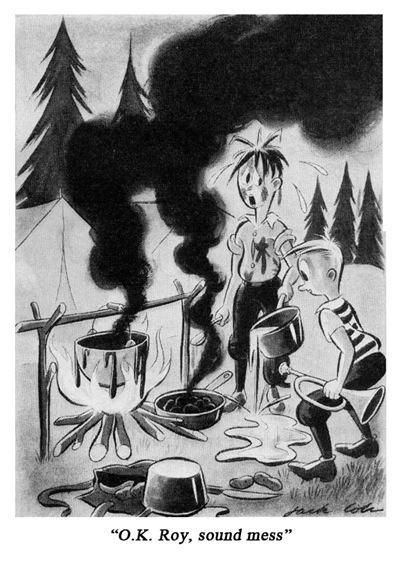 Jack Cole Cartoon Boys Life 1939 Nov