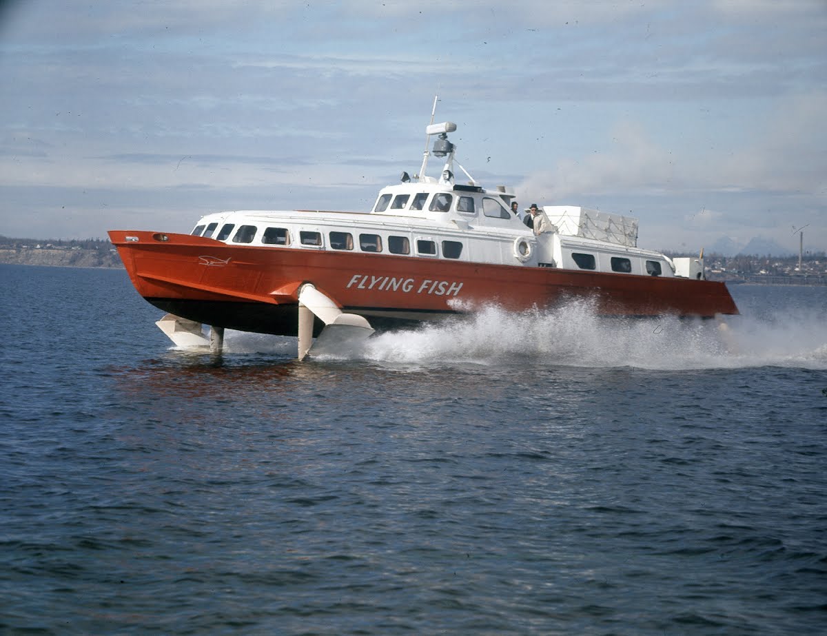 Flying Fish 65 Hydro Foil Boat J R Eyerman — Google Arts & Culture