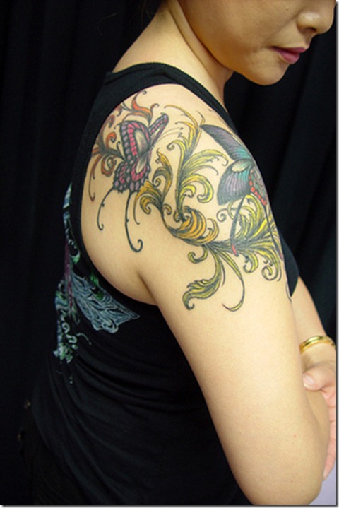 Back-Butterfly-Tattoos