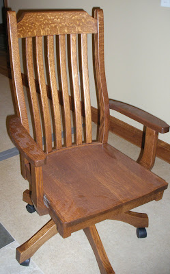 Office Furniture Photos Chairs Mission Office Chair Oak Hardwood Rustic Finish