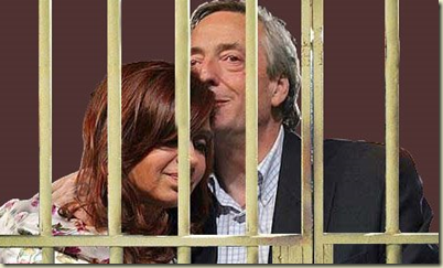 a Nestor Cristina Kirchner corruptos presos