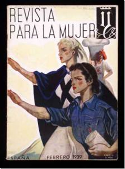 Mujer Falangista Española