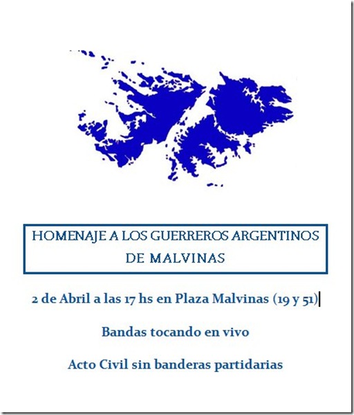 Acto Civil 2 de abril en La Plata