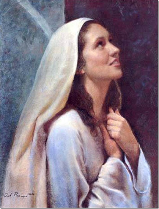 Alegria de la Virgen en la Anunciacion