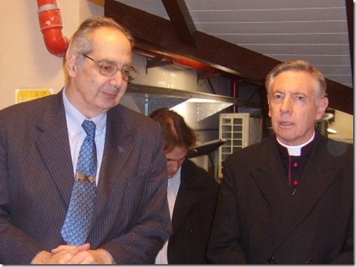 Rafael Breide Obeid con Mons Aguer