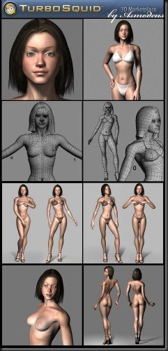 TurboSquid - 3D Model Alicia – Free DownLoad