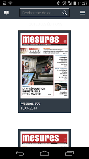 Magazine Mesures