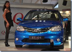 Toyota Etios with model