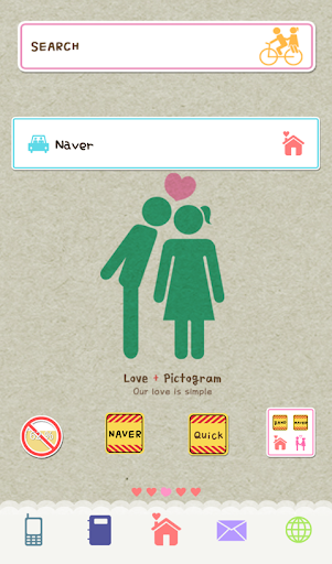 Love pictogram dodol launcher