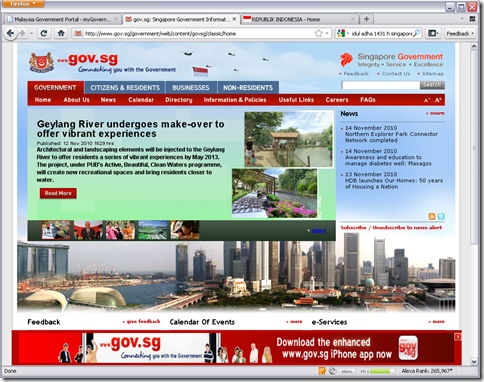 website pemerintah singapura