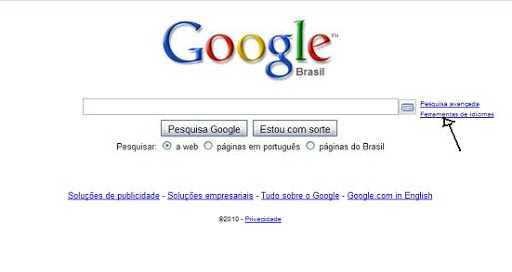 Tradutor ingles portugues google