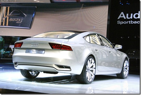 2012 Audi A7 rear view