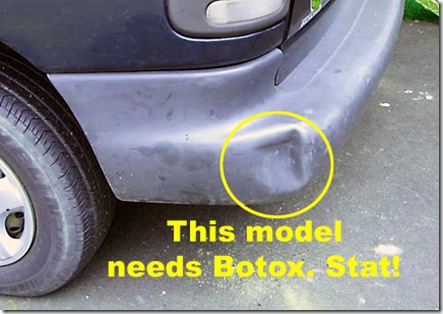 car bumper needs botox