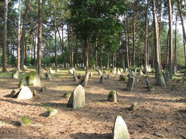 Stara część cmentarza