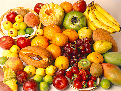 Stock pictures harmonious set of fruits color plenty and textures