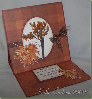 Easel Card_Oct 2009