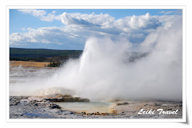 黃石公園 Clepsydra geyser