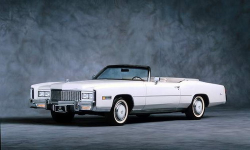  time and old bulky terribly gluttonous cabriolet Cadillac Eldorado