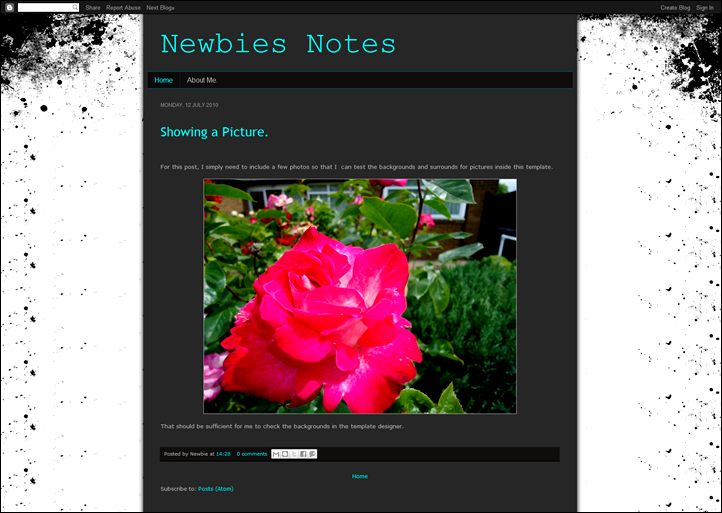 My newly designed blog