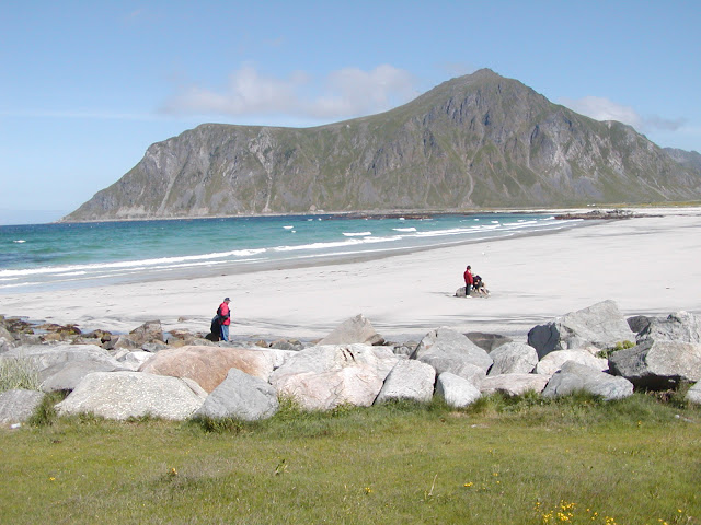 beach and mountain