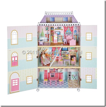 London Mansion Doll house opened