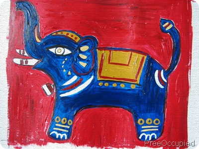 elephant canvas